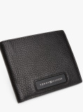 Negru Portofel Din Piele Bifold Corporativ  Barbati