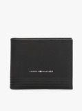 Black TH Business Leather Credit Card Wallet  Men