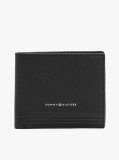 Black TH Business Card And Coin Wallet  Men