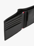Black TH Business Card And Coin Wallet  Men