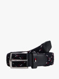 Blue Woven Elasticated Belt  Men