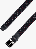 Blue Woven Elasticated Belt  Men