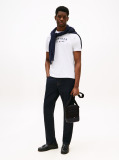 Black Metal Logo Travel Crossbody Reporter Bag  Men