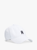 White Contrast TH Monogram Baseball Cap  Men