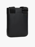 Negru Geanta Crossbody Cu Logo Metalic  Barbati