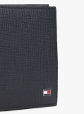 Blue Portofel Bifold Din Piele Cu Logo Hilfiger Flag  Barbati