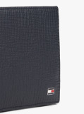 Blue Portofel Bifold Din Piele Cu Logo Hilfiger Flag  Barbati