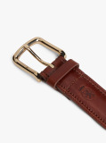 Brown TH Crest Leather Belt And Card Holder Gift Box  Men