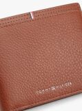 Brown Corporate Logo Leather Bifold Wallet  Men