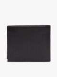 Negru Hilfiger Flag Portofel Din Piele Ribbed Cu Clapa  Barbati