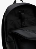 Black Hilfiger Flag Ribbed Pocket Dome Backpack  Men