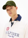 Green Logo Embroidery Twill Six-Panel Baseball Cap  Men
