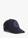 Blue Logo Patch Six-Panel Baseball Cap  Men