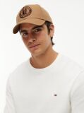 Brown Logo Patch Six-Panel Baseball Cap  Men