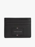 Negru Portcard Din Piele Caviar Grain  Barbati