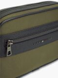 Verde Geanta Reporter Crossbody Cu Logo Din Metal  Barbati
