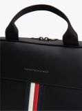 Negru Geanta De Laptop Crossbody Cu Curea Signature  Barbati