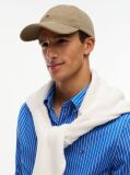 Beige Hilfiger Flag Corduroy Baseball Cap  Men