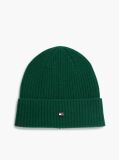 Green Hilfiger Flag Pure Cashmere Beanie  Men