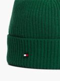 Green Hilfiger Flag Pure Cashmere Beanie  Men