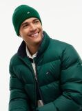 Green Hilfiger Flag Pure Cashmere Beanie  Men