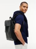 Negru Rucsac Cu Cordon Cu Dunga Global Si Logo  Barbati