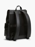 Negru Rucsac Cu Cordon Cu Dunga Global Si Logo  Barbati