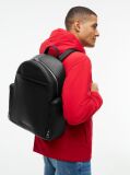 Negru Rucsac TH Business Dome Din Piele  Barbati
