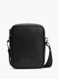 Negru Geanta Crossbody Reporter Cu Dunga Global  Barbati