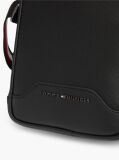 Negru Geanta Crossbody Reporter Cu Dunga Global  Barbati