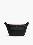 Negru Borseta Crossbody Cu Logo Metalic  Barbati