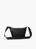 Negru Borseta Crossbody Cu Logo Metalic  Barbati