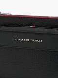 Negru Borseta Crossbody Cu Logo Metalic  Barbati