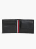 Negru Corporate Portofel Din Piele Bifold Pentru Carduri Si Monede  Barbati
