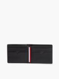 Negru Portofel Perforat Bifold Din Piele  Barbati