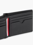 Negru Portofel Perforat Bifold Din Piele  Barbati