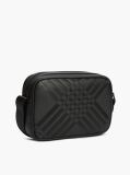 Negru Geanta Crossbody Camera Corporate Cu Steag  Barbati