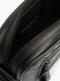 Negru Geanta Crossbody Camera Corporate Cu Steag  Barbati