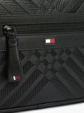 Negru Geanta Crossbody Camera Corporate Cu Steag  Barbati