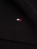 Negru Esarfa Kids’ Rib-Knit  Copii unisex
