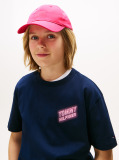 Roz Sapca Cu Broderie Tonala Flag  Copii unisex
