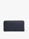 Blue Th Emblem Large Zip-Around Wallet  Women