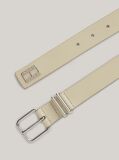 White Heritage Double Keeper Leather Belt  Women