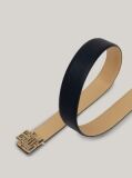 Multi Embossed Leather Reversible Belt  Women