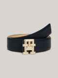 Multi Embossed Leather Reversible Belt  Women