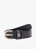 Blue Curea Din Piele Cu Monograma TH Essential  Femei