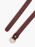 Red Essential TH Monogram Leather Belt  Women