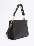 Negru Geanta Heritage Stud Satchel  Femei