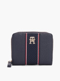 Blue TH Monogram Zip-Around Wallet  Women