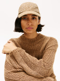 Brown TH Monogram Baseball Cap  Women